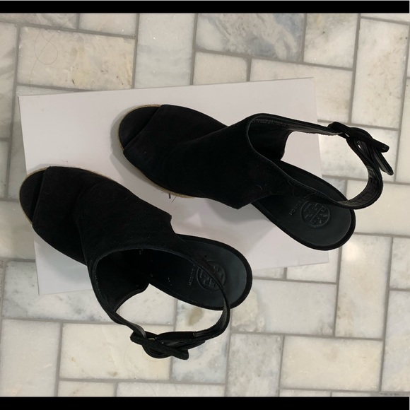 Tory Burch Peep Toe Wedge - Picture 6 of 17